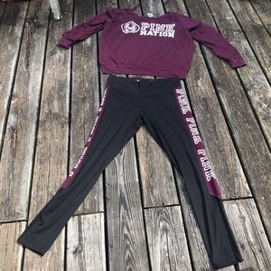 Pink Victoria’s Secret pink nation set size large